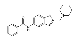 N-(2-piperidin-1-ylmethyl-benzo[b]thiophen-5-yl)-benzamide