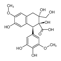 16462-65-0 structure, C20H22O10