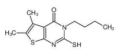 3-丁基-2-疏基-5,6-二甲基-3H-噻吩并[2,3-d]嘧啶-4-酮