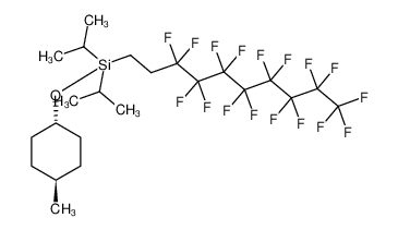 1209407-12-4 structure, C23H31F17OSi