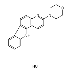 4-(11H-pyrido[3,2-a]carbazol-3-yl)morpholine,hydrochloride 127040-45-3