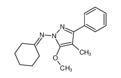 142310-27-8 spectrum, 1-<(1-cyclohexylidene)amino>-3-phenyl-4-methyl-5-methoxypyrazole