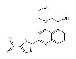 33372-39-3 2-[2-羟基乙基-[2-(5-硝基噻吩-2-基)喹唑啉-4-基]氨基]乙醇