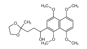 88818-39-7 2-(4,4-(ethylenedioxy)-1-hydroxypentyl)-1,4,5,8-tetramethoxynaphthalene