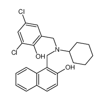 1-[[环己基-[(3,5-二氯-2-羟基-苯基)甲基]氨基]甲基]萘-2-醇