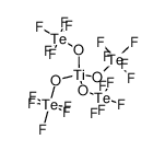 56395-49-4 structure, F20O4Te4Ti