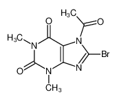 133512-95-5 spectrum, 7-acetyl-8-bromotheophylline