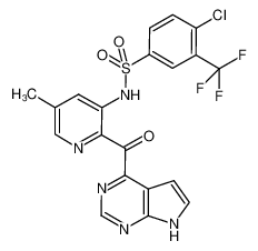 1100318-47-5 structure, C20H13ClF3N5O3S