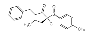 129990-76-7 (R)-4-chloro-1-phenyl-4-((R)-p-tolylsulfinyl)heptan-3-one