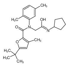 606102-12-9 structure, C25H34N2O3