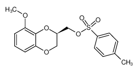 [(2R)-8-Methoxy-2,3-dihydro-benzo[1,4]dioxin-2-yl]methyl 4-methylbenzenesulfonate 329966-21-4