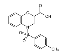 4-(4-methylphenyl)sulfonyl-2,3-dihydro-1,4-benzoxazine-2-carboxylic acid 35017-55-1