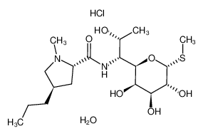 6-(1-甲-反-丙基-L-2-吡咯烷甲酰氨基)-1-硫代-6,8-二脱氧-D-赤式-α-D-半乳辛吡喃糖苷盐酸一水合物