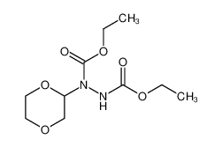 ethyl N-(1,4-dioxan-2-yl)-N-(ethoxycarbonylamino)carbamate 64997-15-5