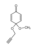 139139-72-3 spectrum, 4-methoxy-4-(prop-2-yn-1-yloxy)cyclohexa-2,5-dienone