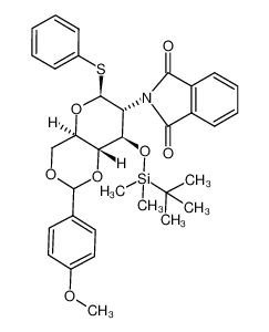 791790-08-4 phenyl 3-O-(tert-butyldimethylsilyl)-4,6-O-(p-methoxybenzylidene)-2-deoxy-2-phthalimido-1-thio-β-D-glucopyranoside