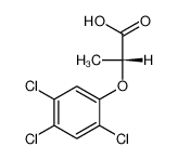 (2R)-2-(2,4,5-trichlorophenoxy)propanoic acid 30365-50-5