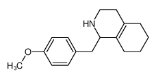 1,2,3,4,5,6,7,8-octahydro-1-[(4-methoxyphenyl)methyl]isoquinoline 51072-36-7