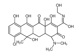 1181-54-0 structure, C23H25ClN2O9