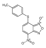 4-(4-methylphenyl)sulfanyl-7-nitro-3-oxido-2,1,3-benzoxadiazol-3-ium 53619-47-9