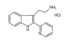 2-(2-pyridin-2-yl-1H-indol-3-yl)ethanamine,hydrochloride 374064-08-1