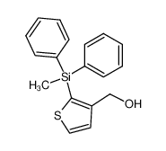 117657-68-8 [2-(Methyl-diphenyl-silanyl)-thiophen-3-yl]-methanol