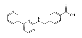 4-({[4-(Pyridin-3-yl)pyrimidin-2-yl]amino}methyl)benzoic acid 849235-68-3