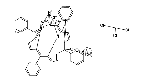 99604-59-8 structure, C49H40Cl4CoN4O3++++