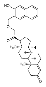 1067231-68-8 spectrum, 21-[(3-hydroxy-2-naphthalenyl)methoxy]progesterone