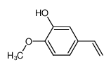 621-58-9 spectrum, 3-hydroxy-4-methoxystyrene