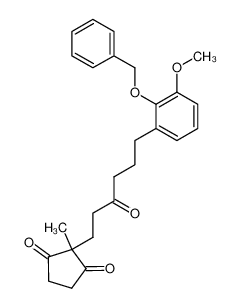 131943-94-7 spectrum, (+/-)-2-(6-(2-benzyloxy-3-methoxyphenyl)-3-oxohexyl)-2-methylcyclopentane-1,3-dione