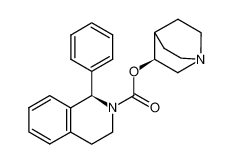 (3S)-1-azabicyclo[2.2.2]oct-3-yl (1R)-3,4-dihydro-1-phenyl-2(1H)-isoquinolinecarboxylate