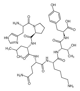 167095-71-8 structure, C41H63N11O11