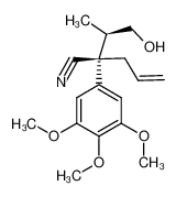 107149-02-0 (2R,3R)-(-)-2-methyl-3-cyano-3-(3,4,5-trimethoxyphenyl)hex-5-enol