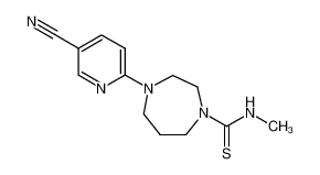 4-(5-CYANOPYRIDIN-2-YL)-N-METHYL-1,4-DIAZEPANE-1-CARBOTHIOAMIDE 519056-55-4