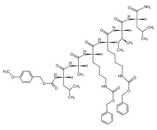 74496-37-0 structure, C58H85N9O13