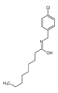 N-[(4-chlorophenyl)methyl]nonanamide 101832-14-8