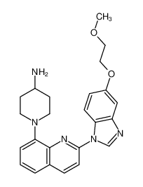CP 673451; 1-[2-[5-(2-甲氧基乙氧基)苯并咪唑-1-基]喹啉-8-基]哌啶-4-基胺