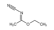 ethyl N-cyanoethanimidate 1558-82-3