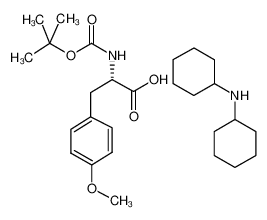 BOC-4-METHOXY-DL-PHENYLALANINE DICYCLOHEXYLAMMONIUM SALT 53267-94-0