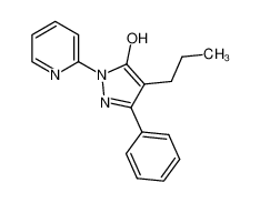 1-(pyridin-2-yl)-3-phenyl-4-propyl-1H-pyrazol-5-ol 1270084-92-8