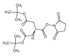 50715-50-9 N-叔丁氧羰基-L-天门冬氨酸 4-叔丁酯 1-羟基琥珀酰亚胺酯