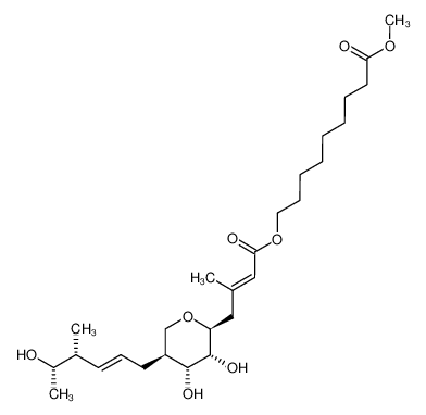 72042-22-9 [2S-[2α(E),3β,4β,5α(2E,4S*,5R*)]]-9-[[3-methyl-1-oxo-4-[tetrahydro-3,4-dihydroxy-5-(5-hydroxy-4-methyl-2-hexenyl)-2H-pyran-2-yl]-2-butenyl]oxy]nonanoic acid methyl ester