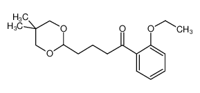 4-(5,5-二甲基-1,3-二恶烷-2-基)-1-(2-乙氧基苯基)-1-丁酮