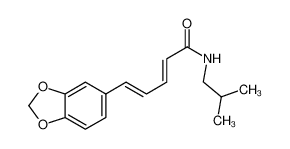 5-苯并[1,3]二氧杂环戊烯-5-基-N-(2-甲基丙基)戊-2,4-二烯酰胺