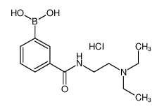 (3-((2-(Diethylamino)ethyl)carbamoyl)phenyl)boronic acid hydrochloride 957061-01-7