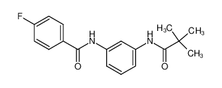 N-[3-(2,2-Dimethyl-propionylamino)-phenyl]-4-fluoro-benzamide 59517-94-1