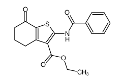 96334-43-9 spectrum, 2-Benzoylamino-3-ethoxycarbonyl-7-oxo-4,5,6,7-tetrahydrobenzo<b>thiophene