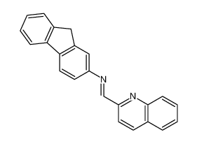 (E)-N-(9H-fluoren-2-yl)-1-(quinolin-2-yl)methanimine