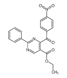 116904-52-0 spectrum, ethyl 4-(4-nitrobenzoyl)-2-phenyl-5-pyrimidinecarboxylate